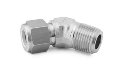 Stainless Steel Male Elbow NPT 45 NPT METN & MMETN Stainless Steel Male Elbow NPT 45 NPT METN & MMETN